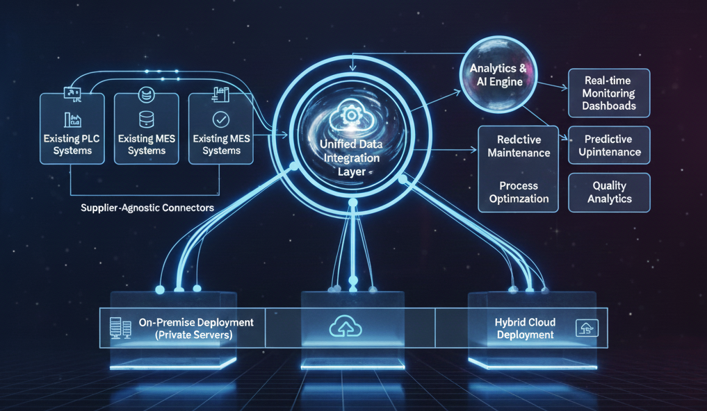 Aerospace manufacturing intelligence platform high-level architecture