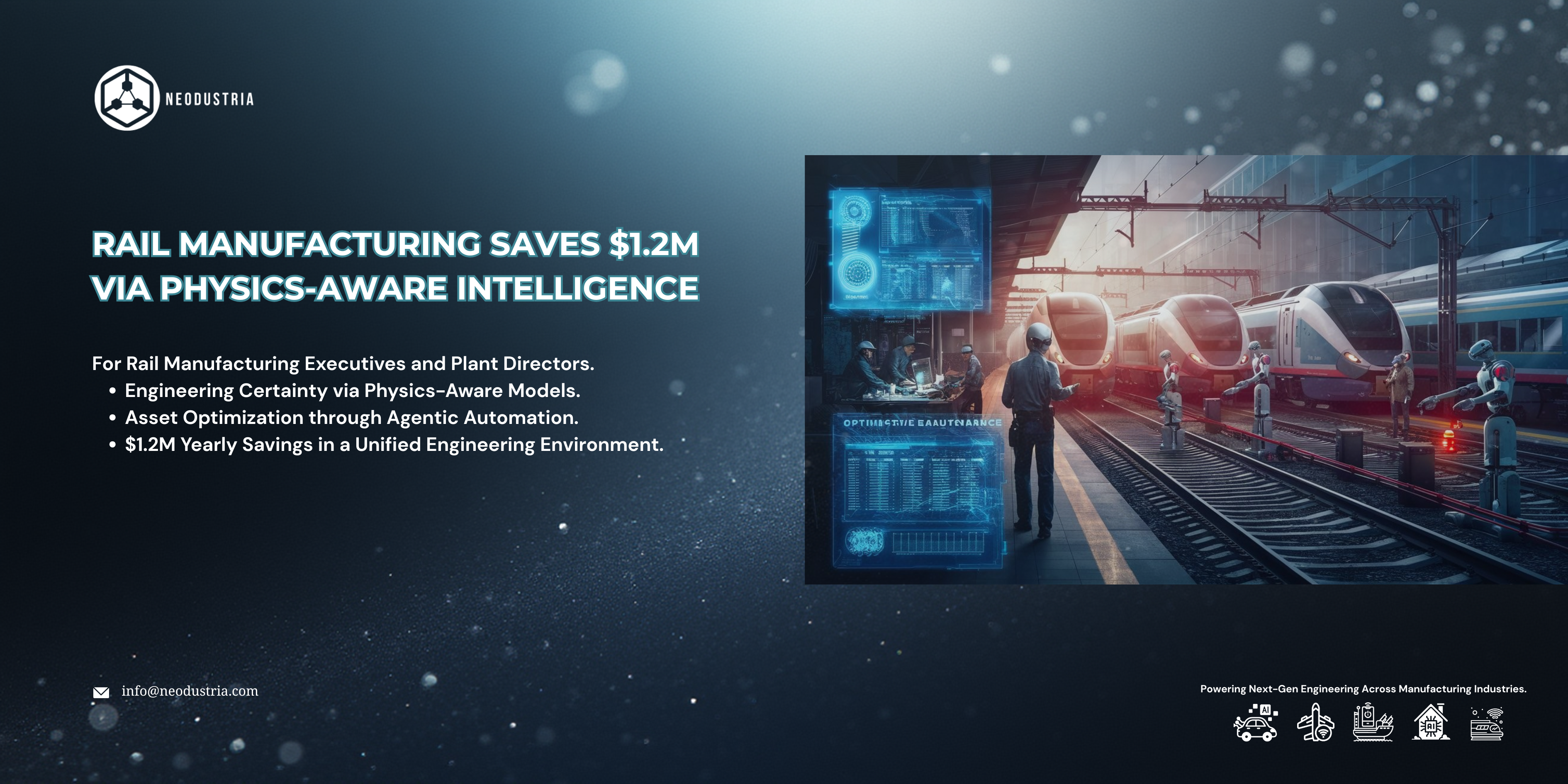 Rail Manufacturing Physics-Aware Intelligence