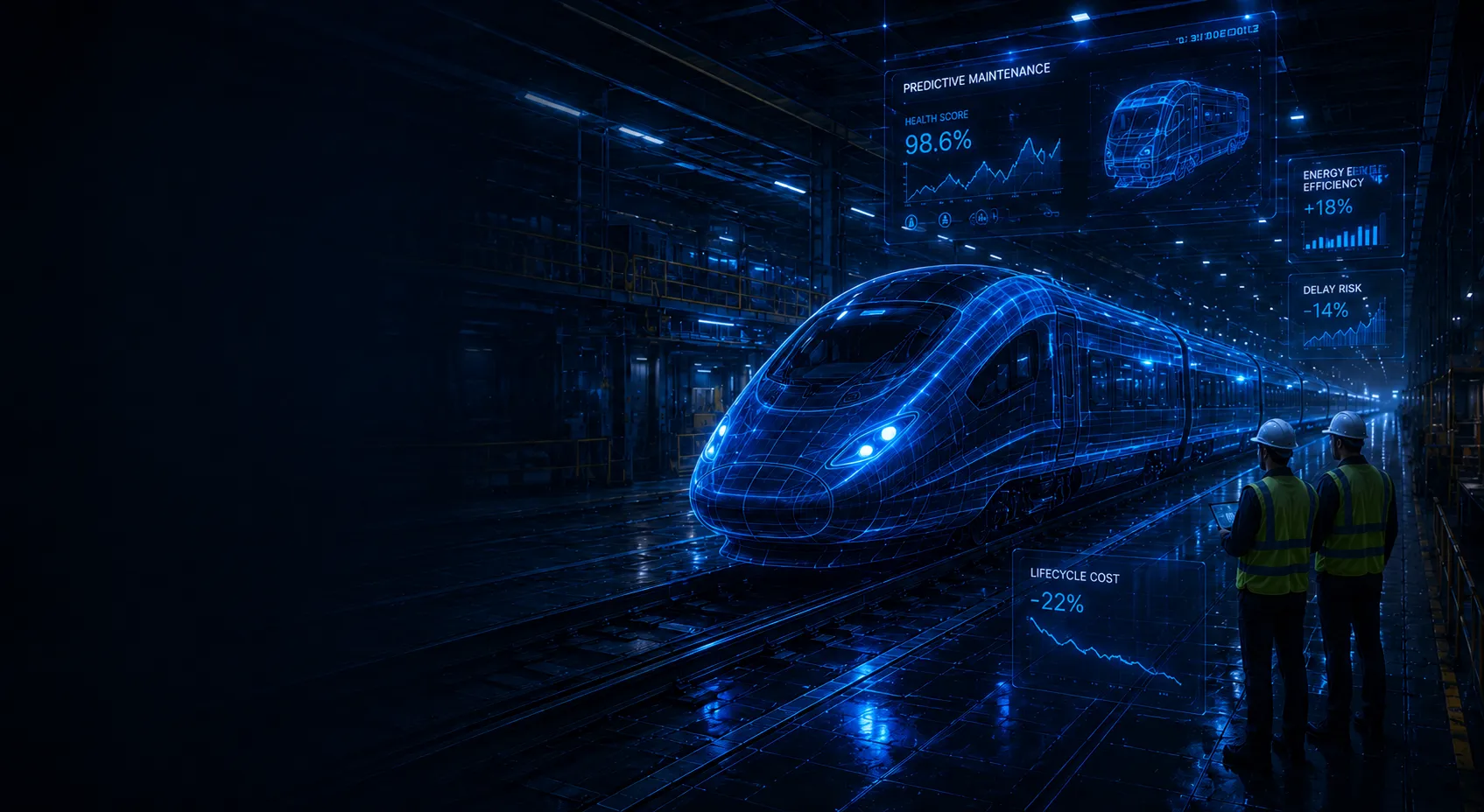 Neodustria railway intelligence platform — digital twin and predictive maintenance AI