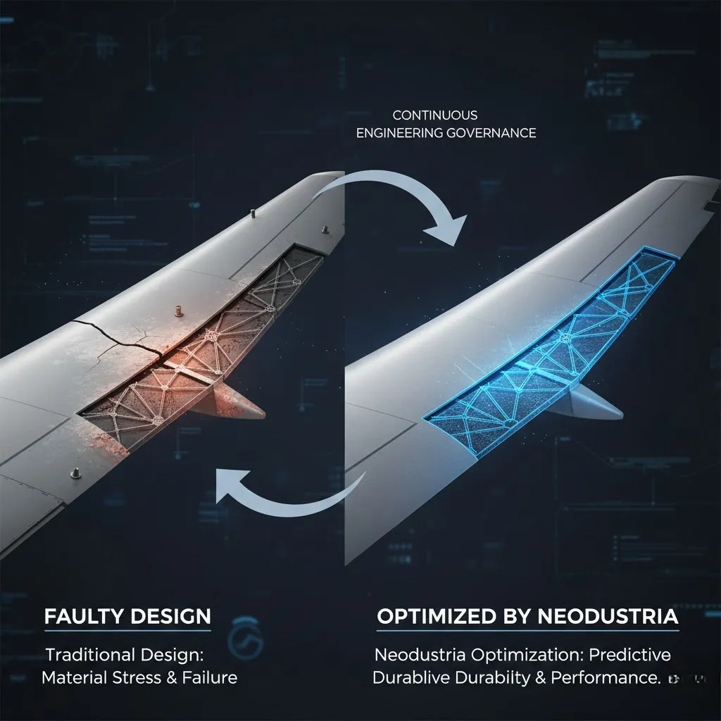 Continuous engineering governance: faulty design vs optimized by Neodustria