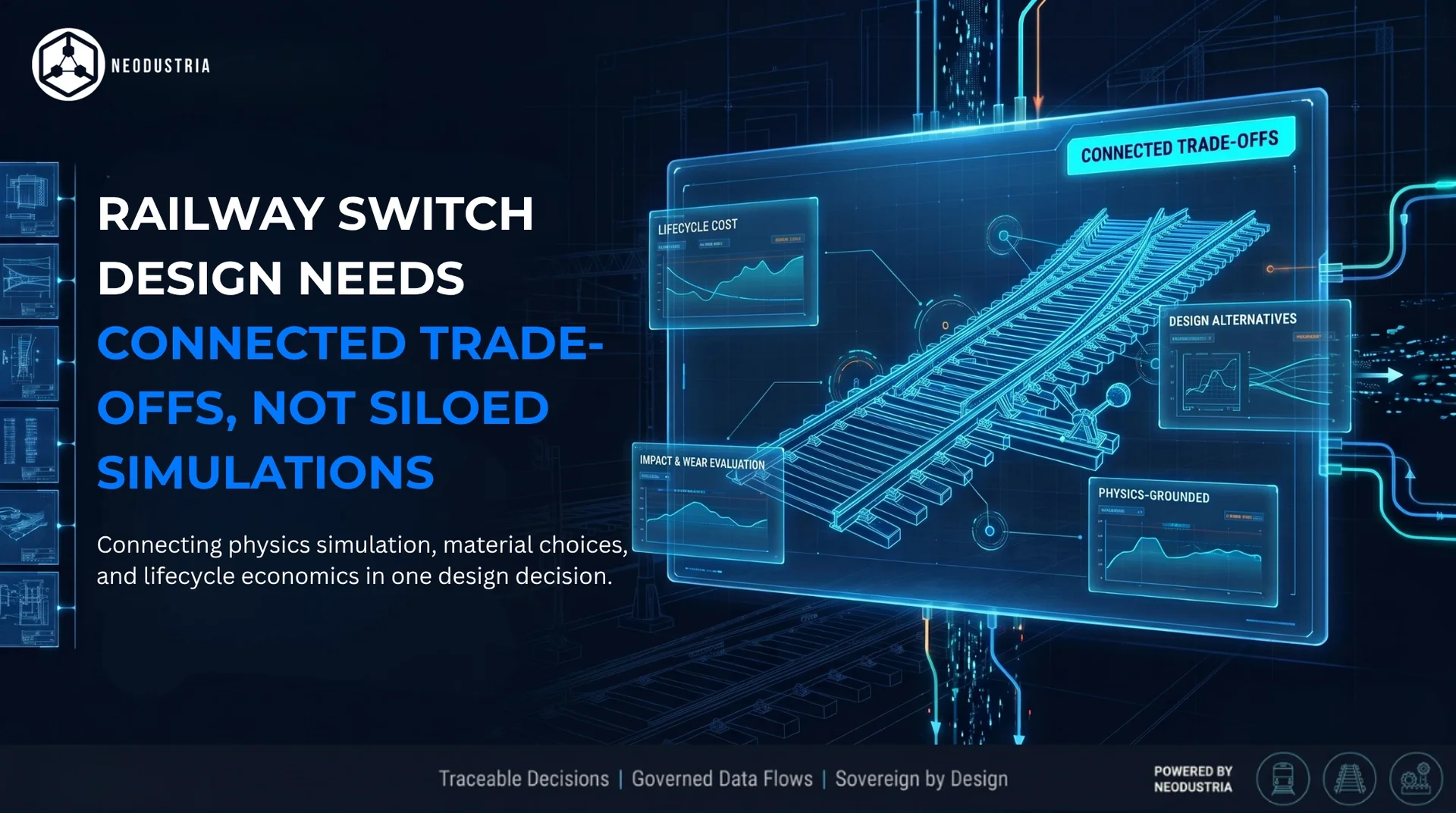 Railway Switch Design Needs Connected Trade-Offs, Not Siloed Simulations