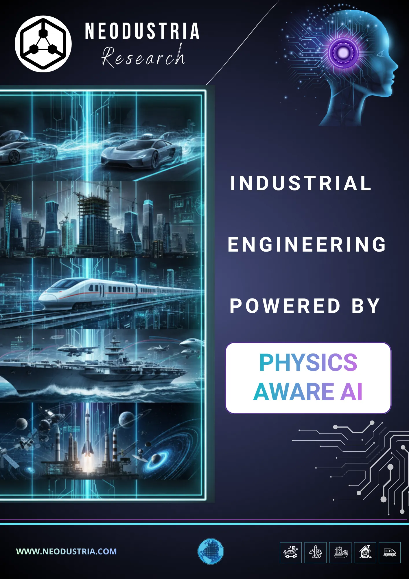 Industrial Engineering Powered by Physics-Aware AI
