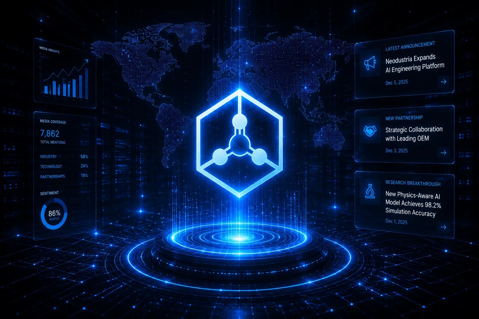 Neodustria Industrial AI Newsroom — Command Center